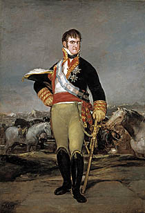 Fernando VII, ante un campamento (1814). Francisco de Goya y Lucientes. Museo Nacional del Prado, Madrid