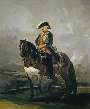Carlos IV a caballo (1800-1801). Francisco de Goya y Lucientes. Museo Nacional del Prado, Madrid